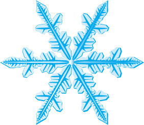 圣诞雪花矢量素材图片