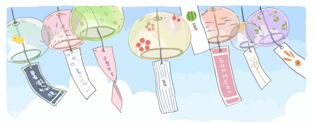 矢量风铃素材