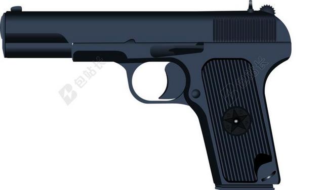 手枪 枪 军队 半自动 武器 射击