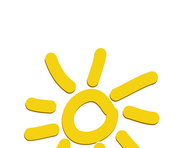 矢量卡通太阳