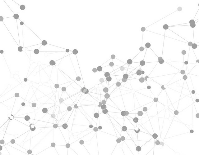 线条圆点分子结构漂浮矢量素材