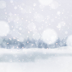 冬季雪花装饰背景矢量素材