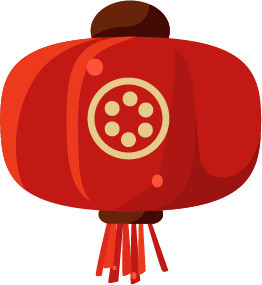喜庆红色灯笼素材