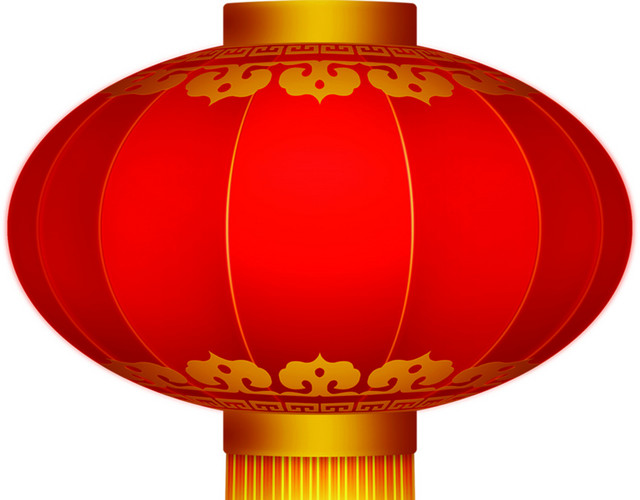 喜庆大红灯笼素材