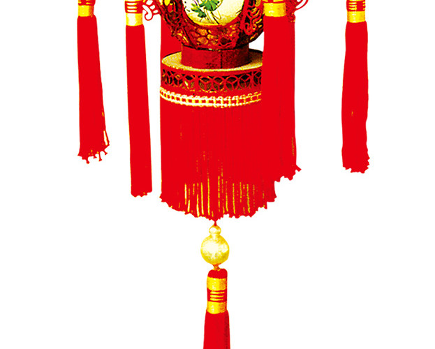古式红色喜庆灯笼素材