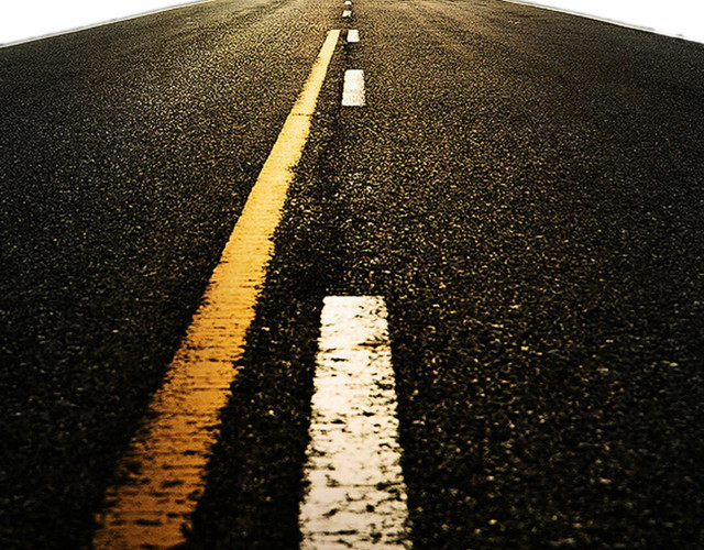 延伸的公路