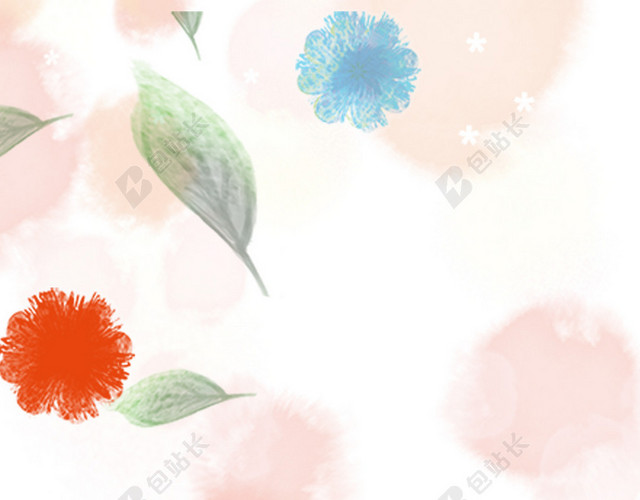 抽象花卉H5背景