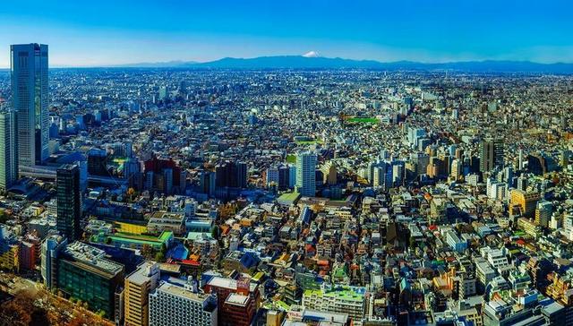 旅游自然东京日本全城市背景图片