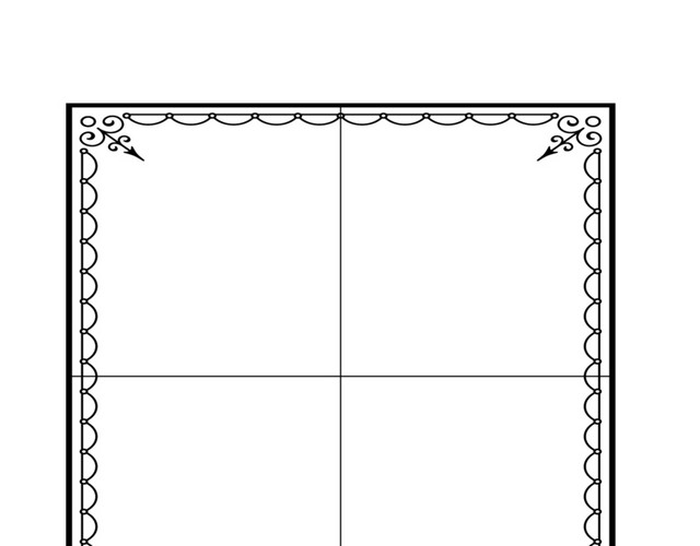 田字格边框