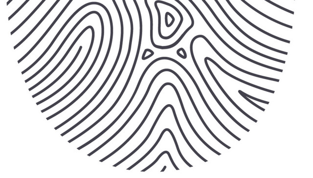 矢量手绘指纹