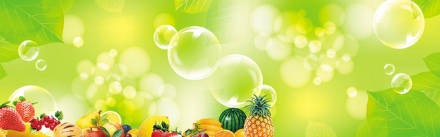 水果背景BANNER