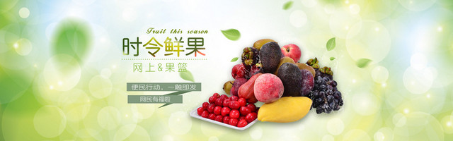 时令鲜果BANNER背景