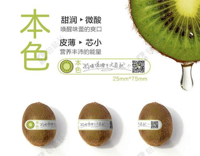 奇异果背景素材