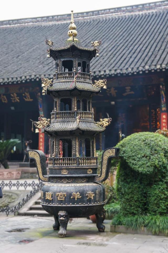 中国 成都 道教寺