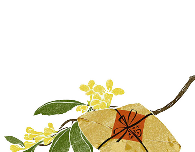 手绘桂花