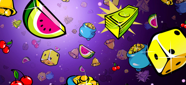 卡通水果图案底纹背景BANNER