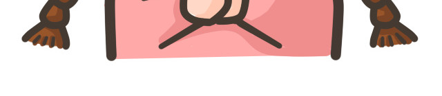 可爱卡通女孩