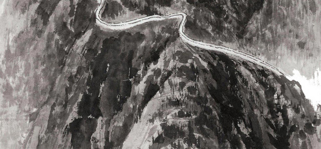 长城水墨画