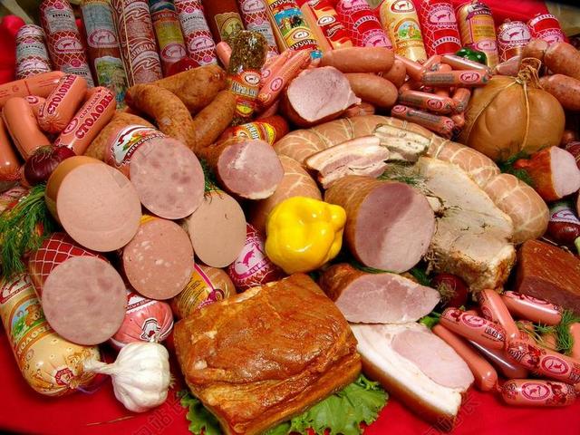 食品 香肠 肉类产品 广告 俄罗斯 明亮 美味 新西伯利亚