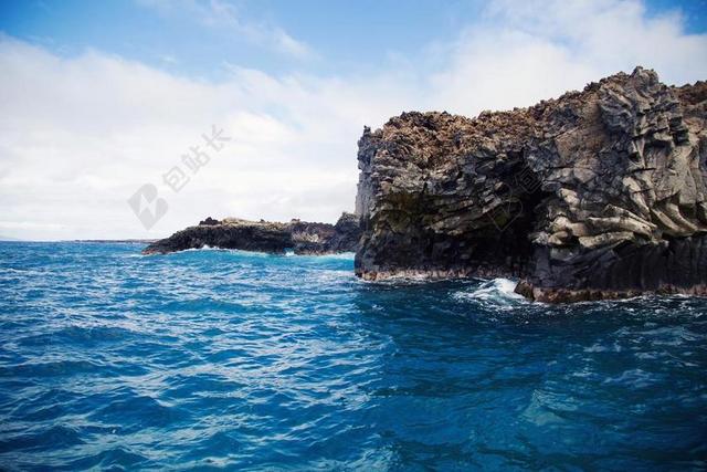 海岸 岸 悬崖 垂直 急倾斜 石 海 海洋 夏天 自然