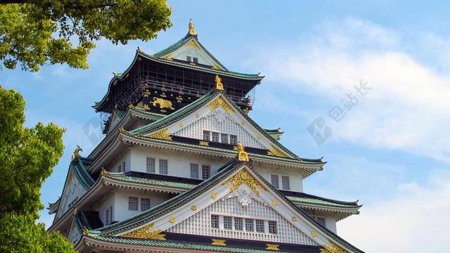 大阪城堡 日本 五 大阪 里程碑 亚洲风格 体系结构 第六世纪