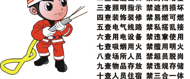 消除火灾隐患透明背景素材免费