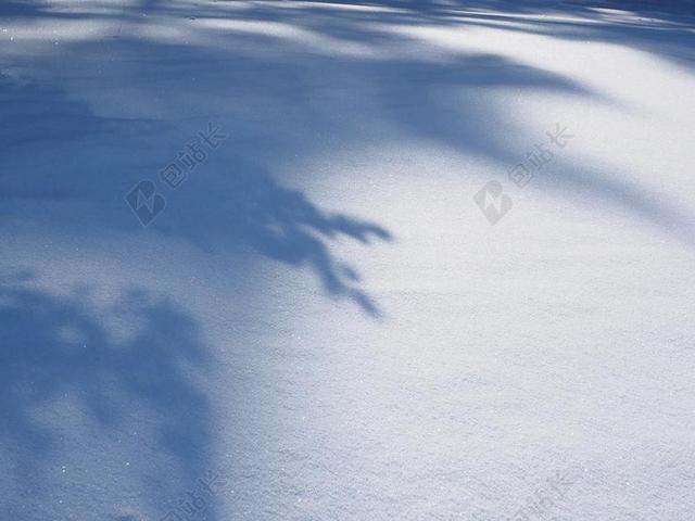 雪景 冬天 太阳 影子 雪 冷 雪地 皮影戏