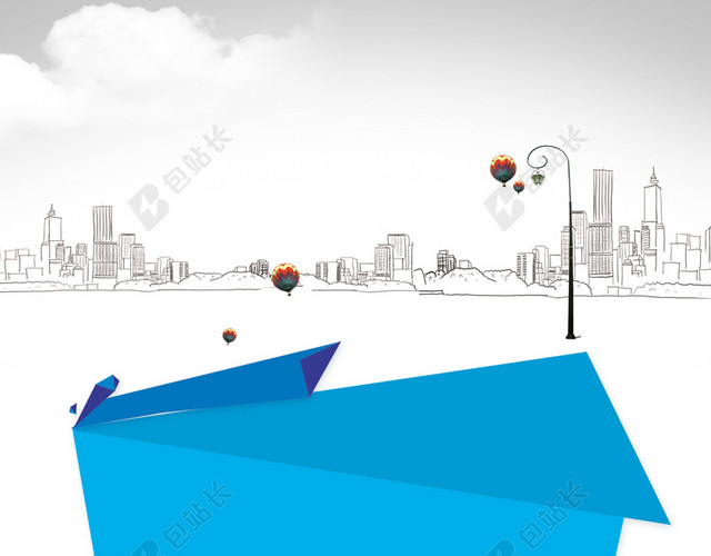 汽车简约海报背景素材