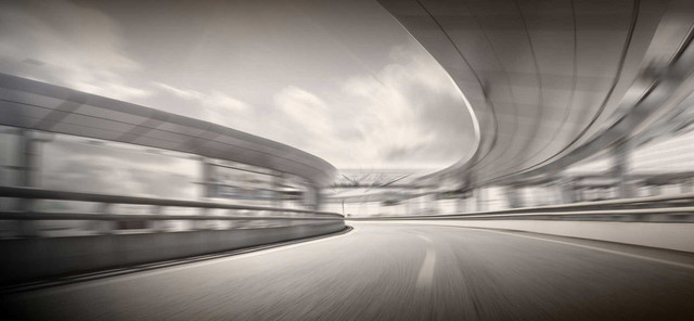 汽车炫酷道路背景BANNER
