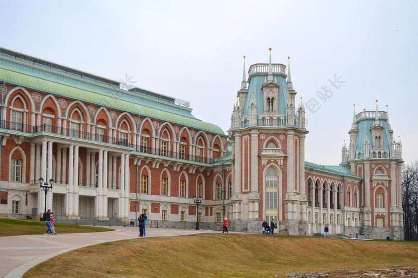 TSARITSYNO 凯瑟琳宫 哥特式城堡 宫 城堡 住所 景点