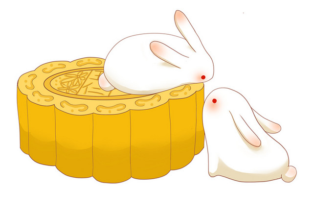 金色月饼食物元素