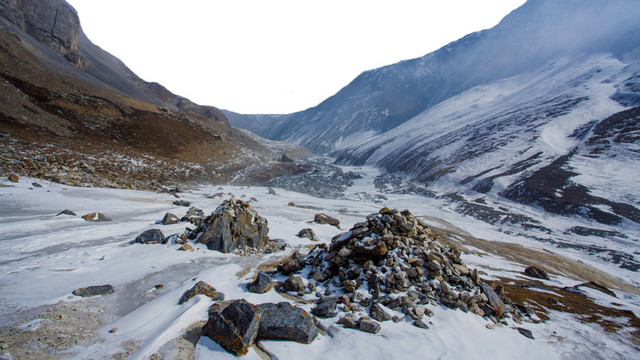 青海祁连山冰雪六
