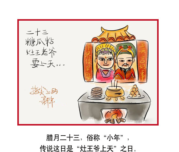 腊月二十三素材