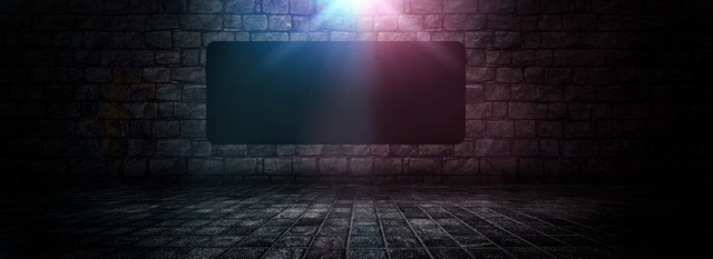 淘宝黑色科技背景BANNER