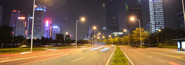 公路夜色背景BANNER