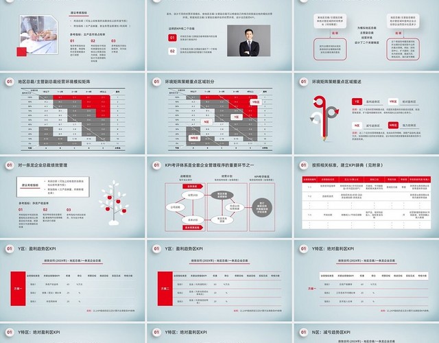 红色水彩简约商务激励方案企业培训PPT课件