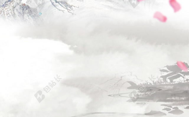 烟花三月中国风背景