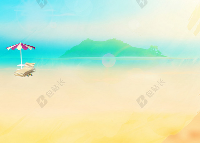 夏日冰爽背景