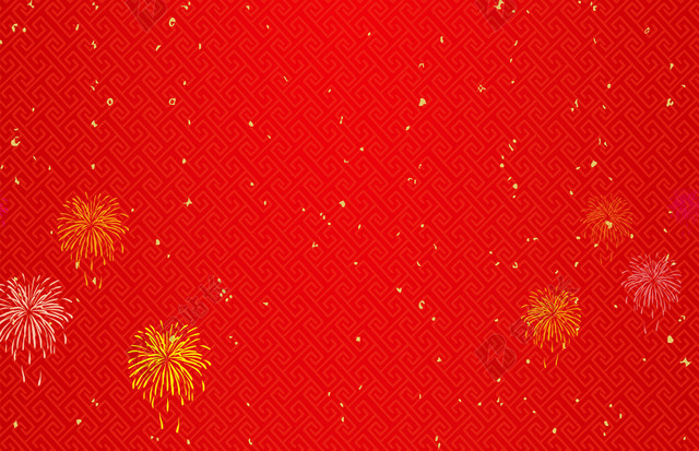 2017新年鸡年海报背景模板