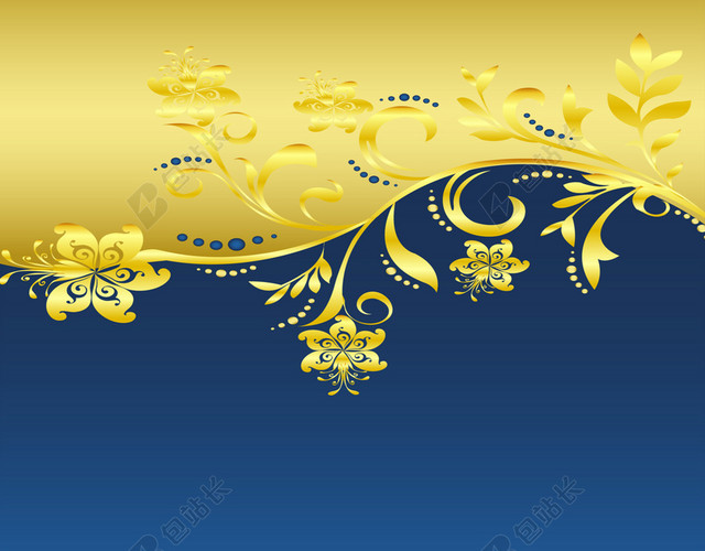 精美花纹展架设计模板素材海报