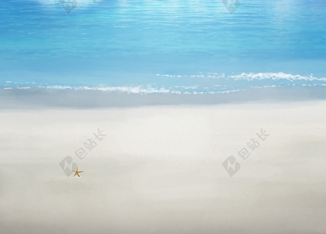 蓝色背景下的海洋海洋
