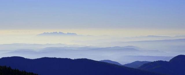 雾 蒙特塞拉特 景观 性质 云 山 地平线 蒙特斯 逆温