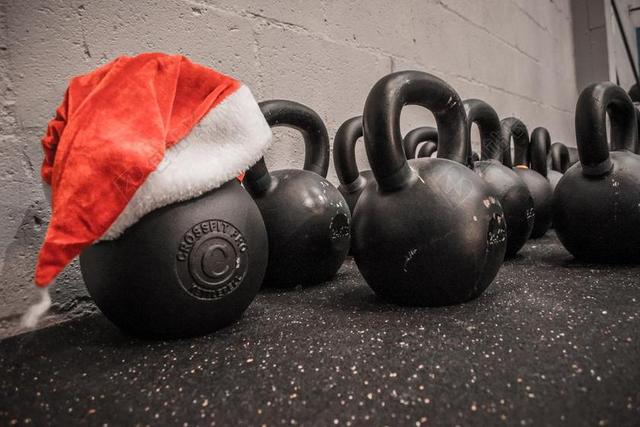 圣诞节 健身房 CROSSFIT 培训 俄罗斯的权重