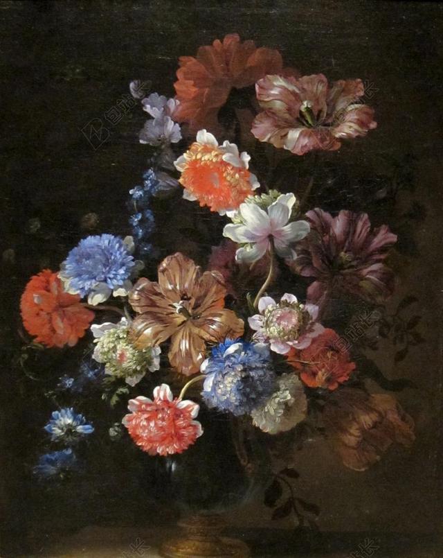 让 巴蒂斯特 · 莫努瓦耶 艺术 画 布面油画 艺术性 静物