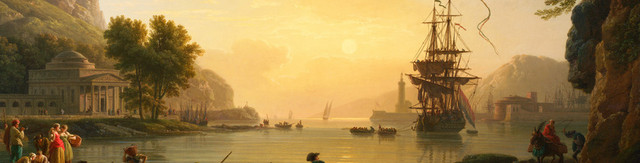 欧美油画海报BANNER背景