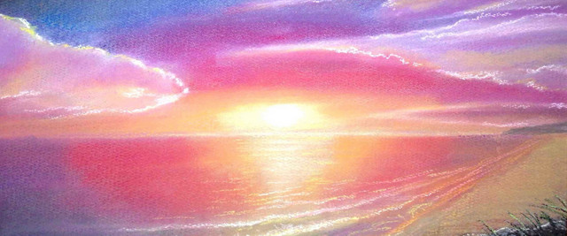 水彩彩铅画背景