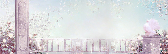 宫廷清新背景BANNER