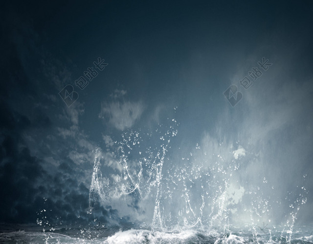 水珠溅起主图背景