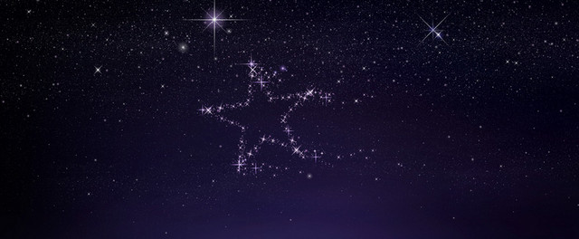 宇宙星座星星背景BANNER