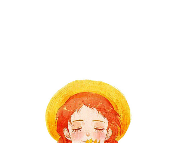 手绘女孩